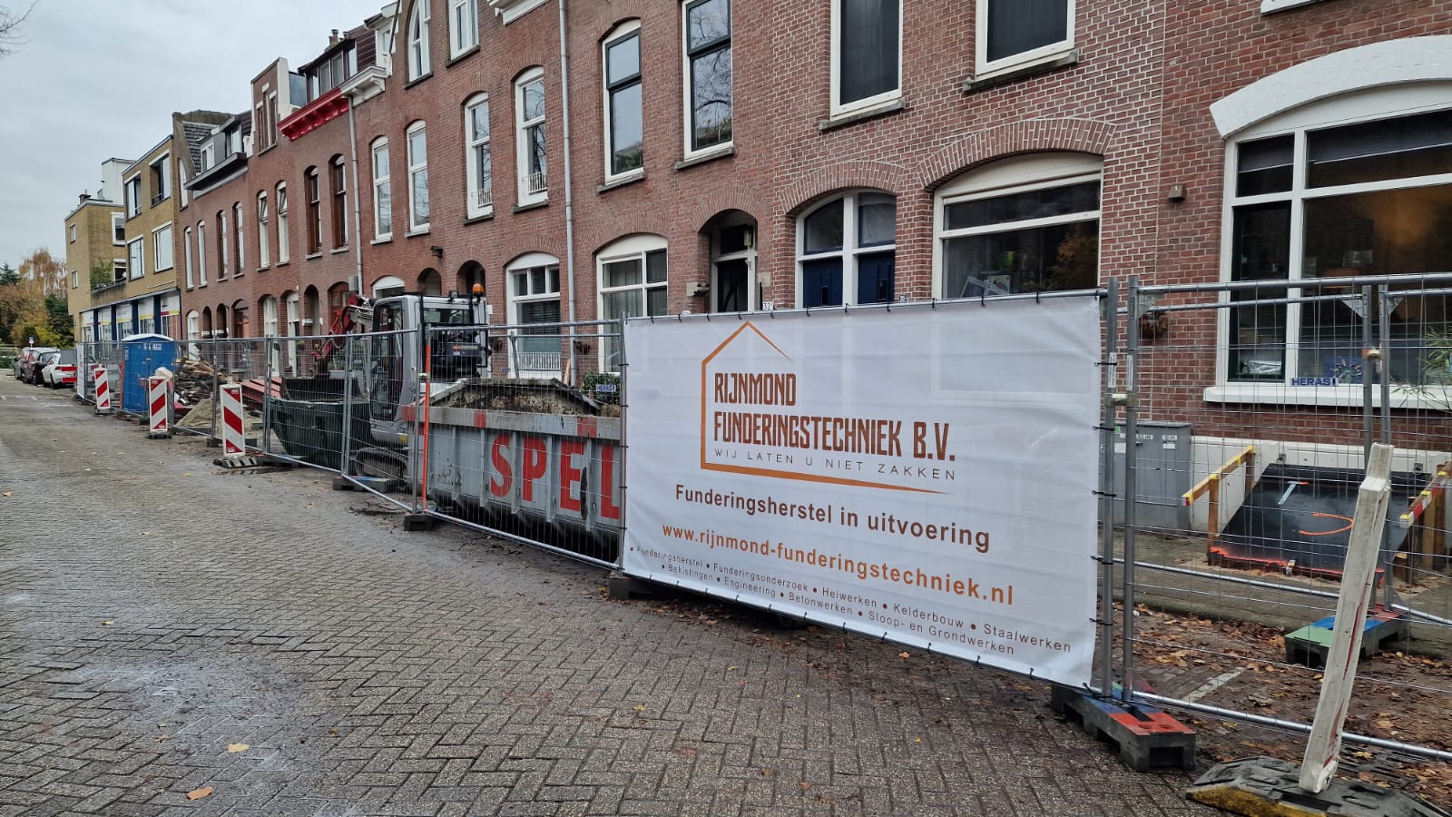 Funderingsherstel Kootsekade Rotterdam