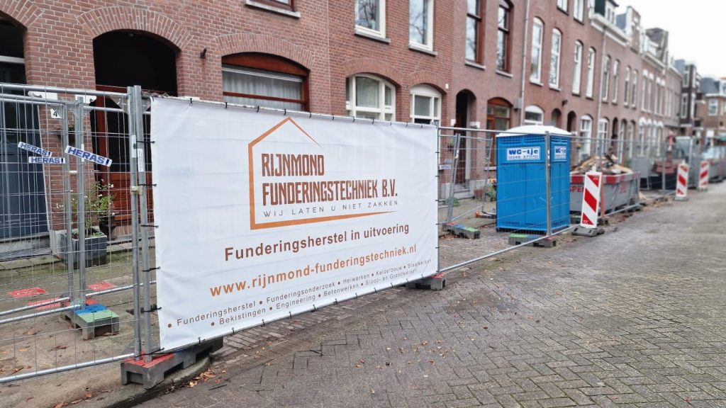 Funderingsherste Kootsekade Rotterdam