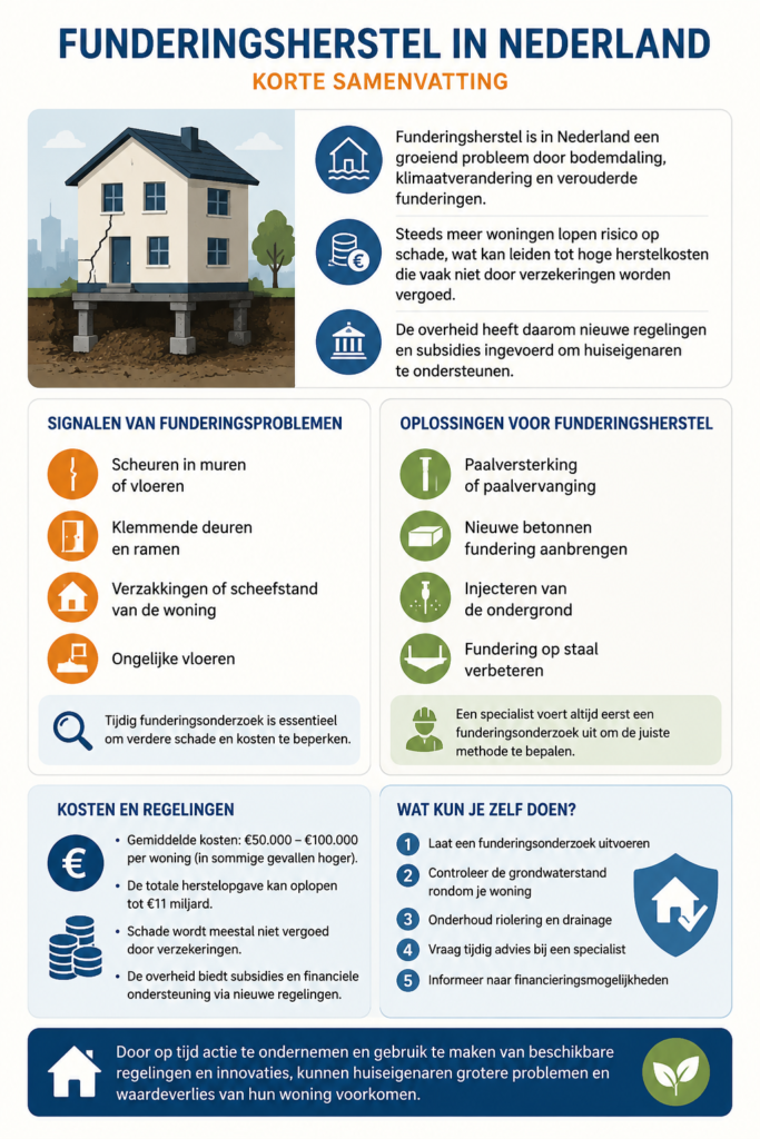 Funderingsherstel nodig in Nederland Rotterdam